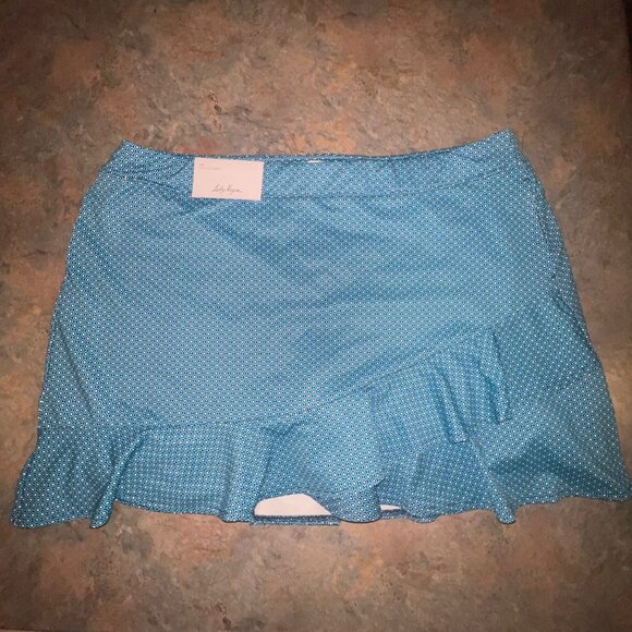 Lady‎ Hagen XXL Ruffle Skort, Blue - Picture 1 of 9